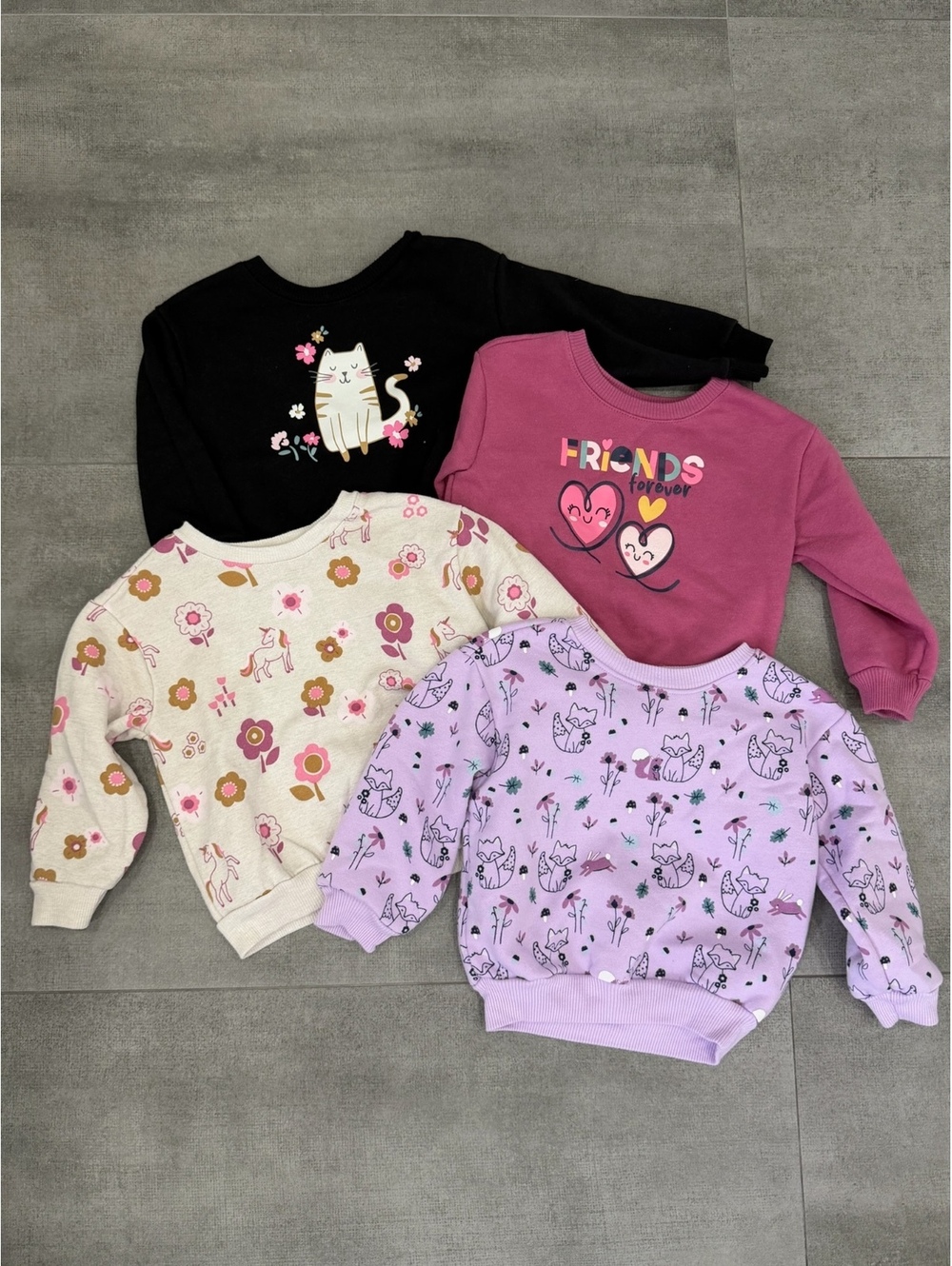 24m • Garanimals • Bundle of Baby Toddler Girls Sweaters Sweatshirts